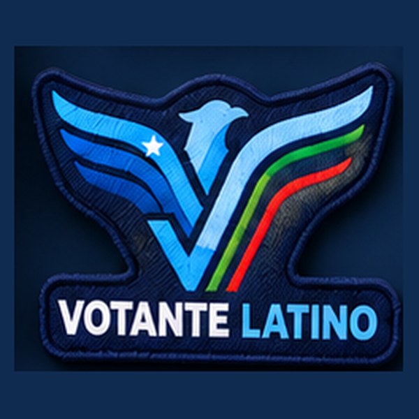 Embroidered patch Votante Latino